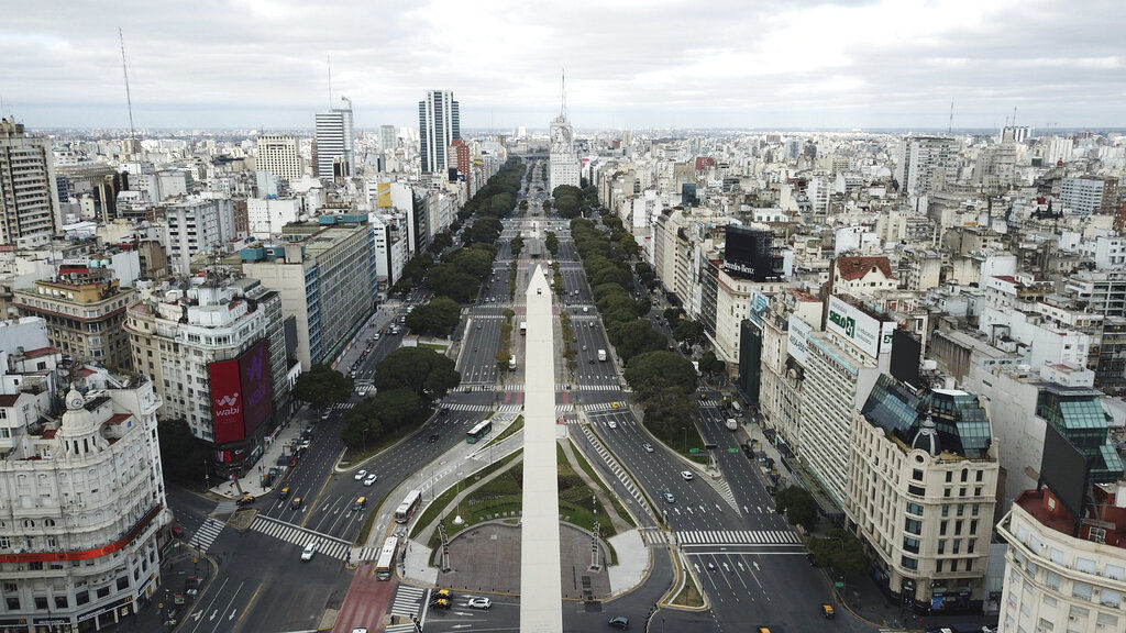 APTOPIX Virus Outbreak Argentina Lockdown